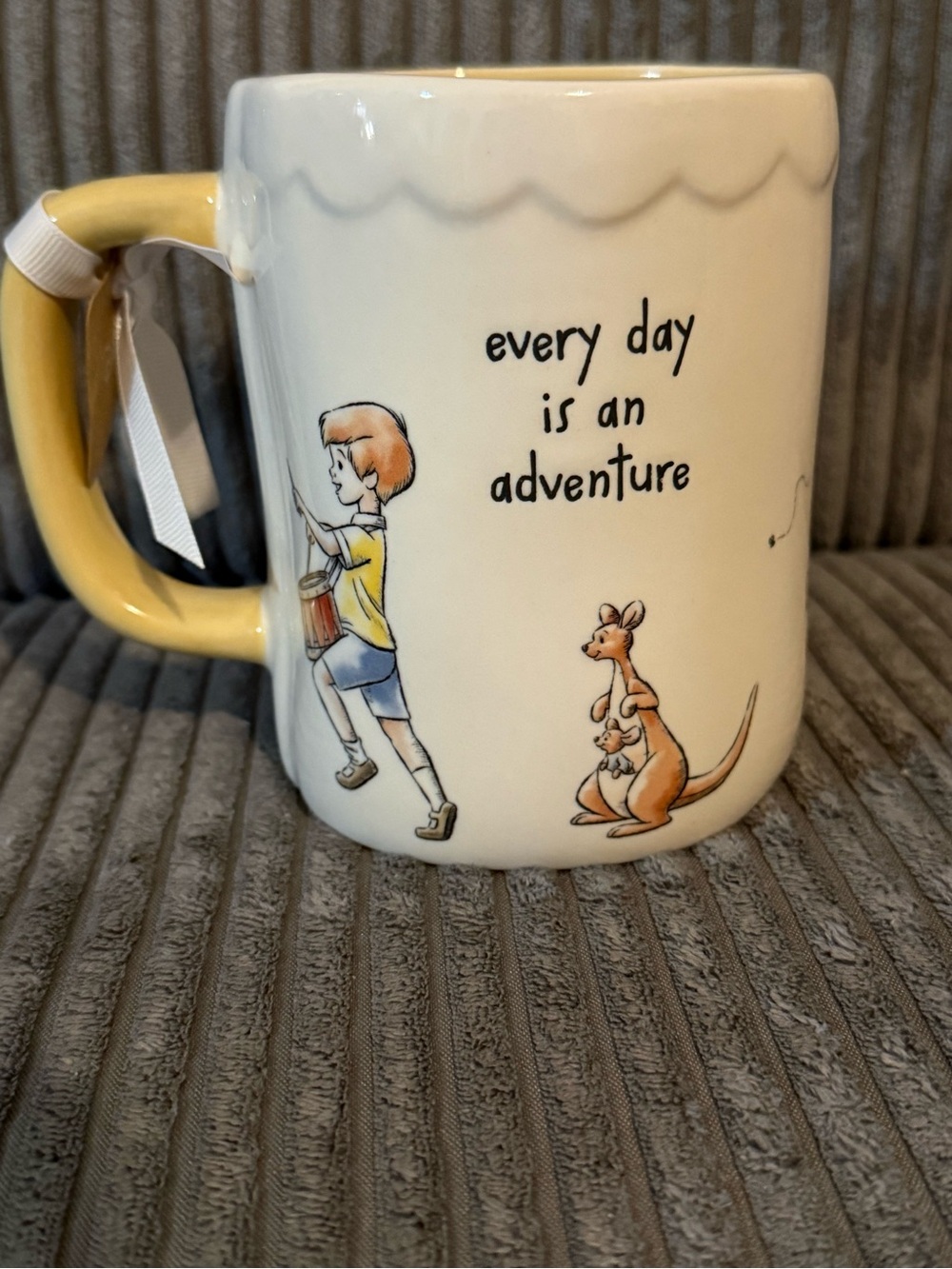 Rae Dunn x Winnie the Pooh White Ceramic Mug ‘Every Day is an Adventure’ NWT - Picture 2 of 7